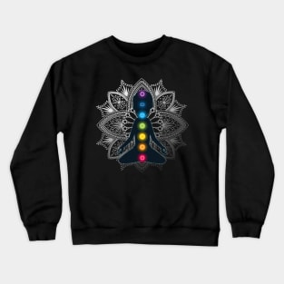 chakra Meditation Yoga Design Crewneck Sweatshirt